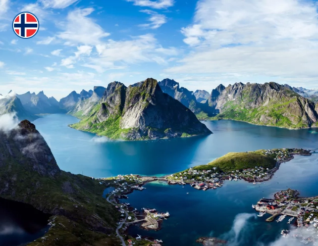 Natural Pharmaceuticals OmegaMarine Junior+™ Krajobraz Norwegii